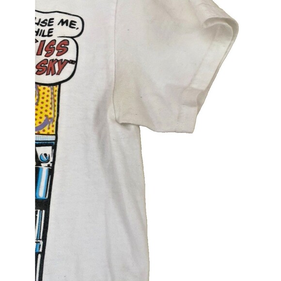 Jimi Hendrix Graphic T-Shirt Size Small Liquid Blue Comic Style 2019 Tee Shirt - Picture 5 of 9